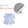 Disposable Tattoo Needles Premade Sterile 14RL Round Liner 50pcs Tattoo Needles