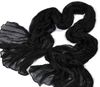 Xmas New Linne Silk Scarf Long Shawl Scarve Vitage Solid Clolor Fold Bomull Kvinnors Multicolor 10st