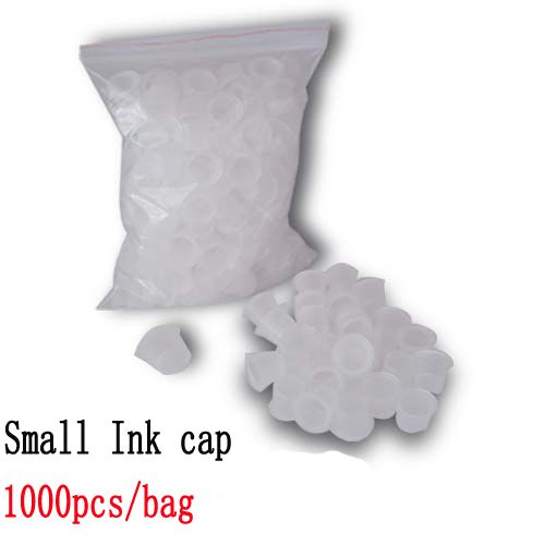 Tazze bianche dell'inchiostro del tatuaggio di piccola dimensione Caps ampia tazza