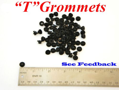 1000 stks Tattoo Levert Black T Grommets Tattoo Tippels voor Tattoo Machine Gun