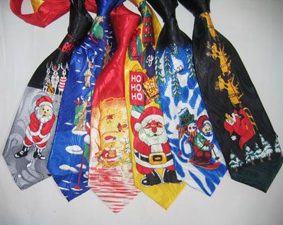 Batch di Natale di Santa Claus in serie. Cravatta 33 pezzi / lotto