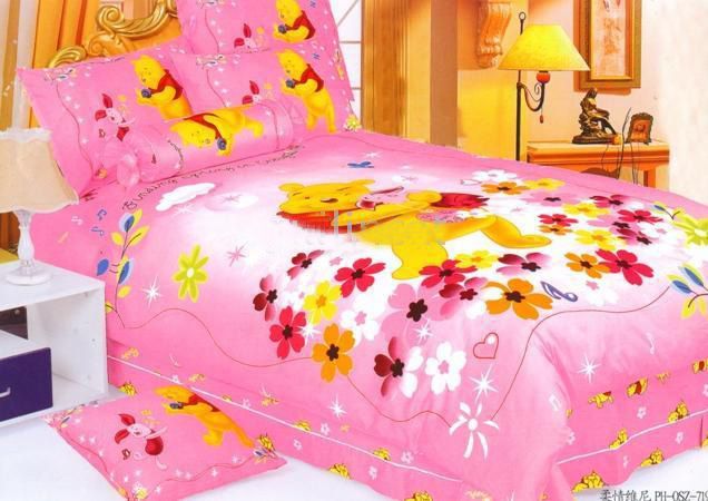 2012 Fast Shippment Winnie The Pooh New Queen Size Bed Quilt Cover