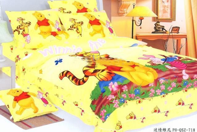 Grosshandel Niedrigster Preis Winnie The Pooh Neue Queen Size Bett