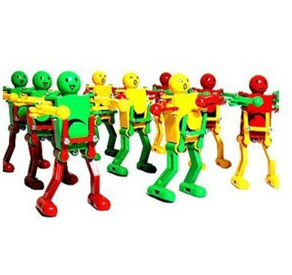 

free shipping Creative toys clockwork toy robot dance children Gifts