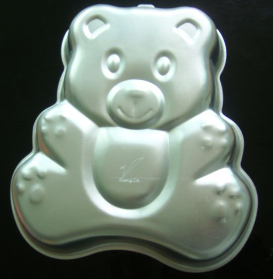 Hot 3D Grande Urso Bolo Pan molde De Cozimento molde Do Bolinho Do Partido de aniversário de alumínio ferramenta de modelagem de decoração