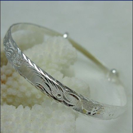 Best-seller de 925 jóias de prata esterlina pulseira de presente de Natal Frete grátis 10 peças