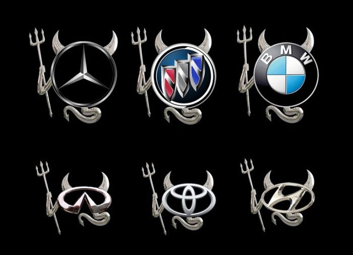 3D Devil Decal Sticker för bilens bakre emblem klistermärken Roliga bildekaler Anpassade bilklistermärken Carstyling7452487