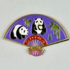 Small Cloisonne Panda Magnetic Refrigerator Sticker Icebox Magnet Chinese style Fridge Magnet Stickers 50pcs/lot Free shipping