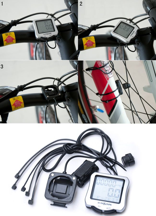 NOUVEAU vélo vélo LCD ordinateur odomètre compteur de vitesse étanche à vélo 