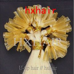 100g/1pcs 20&quot; U-tip stick hair Hair Extensions / 100% Remy Human Hair / Samples