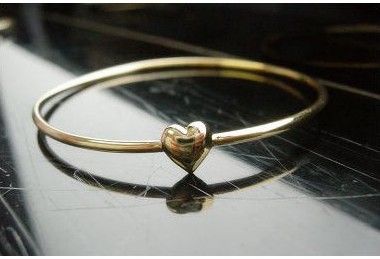 Heiße neue Moden schöne einfache süße Herzen machen ein Wunsch-Armband Wunsch Armbänder Gold Herz Armbänder