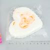 24 pcs/lot heart-shaped Facial Wash Cleaning PVA Puff Makeup Compress Puff Sponge For Face 110*80