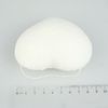 12 Stks / partij Hartvormige 100% Pure Natural Konjac Facial Sponge Gezichtsreiniging Reiniging Bladerdeeg 70 * 90 * 30 mm