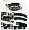 Hot Selling beautiful Irregular cortical layers varied rivet bracelet Leather belt With Rivets Snaps Bracelet free shipping