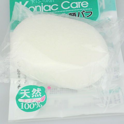 12 pçs / lote Retangular 100% Pure Natural Konjac Esponja Facial Lavagem Facial Puff 100 * 75 * 35mm