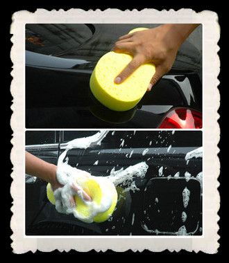 10st / lot bilrengöring svamp för mixfärger 22 * ​​11cm tvätthandduk mångsidig ren svamp