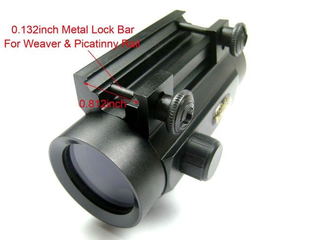 BSA 1x30 Tactical Red / Green Dot Rifle Pistol Scope Sight 20mm Weaver Mount Rd30