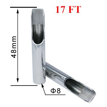 Dövme İğne İpuçları 17FT 20 Adet Paslanmaz Çelik Memeler İpuçları