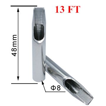 Dövme İğne İpuçları 13FT 20 Adet Paslanmaz Çelik Memeler İpuçları