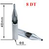タトゥー針のチップ8dt 20pcsステンレス鋼ノズルのヒント