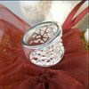 Hot new 925 silver jewelry wholesale fashion rings hollow free shipping 10piece/lot