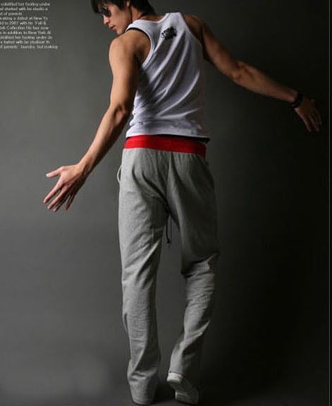 yeni moda erkekler rahat uzun spor pantolon pantolon K50 siyah, kırmızı, gri boyutu S-2XL