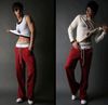 Nowa Moda Mężczyźni Casual Długie Spodnie Spodnie Spodnie K50 Czarny Czerwony Szary Rozmiar S-2XL