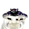 Moda biżuteria obrączka pojedyncza kamień kolor klejnot kamień pierścienie za darmo # 6.7.8.9.10 Wysyłka