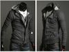 Nouvelle mode Men039S Cascater Cooded Veste Veste manteau homme de vêtements d'extérieur 212 gris clair foncé noir 6442239 noir