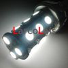 ホワイト7443 T20 18 SMD 5050 LEDライトカーターンブレーキ停止リバーステールリア信号照明BULB1099462