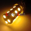 Giallo ambra 7443 T20 18 SMD 5050 LED Light Car Turn Brake Stop Reverse Tail Rear Singal Lights Bulb4285530