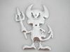 3D PVC Small Devil Funny Car Decals Stickers 15cm 100pcs/lot three color vehicle decals