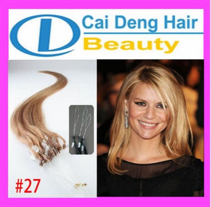 2019 20 Micro Rings Loop Remy Hair Extensions Pro Bonded Hair Extension