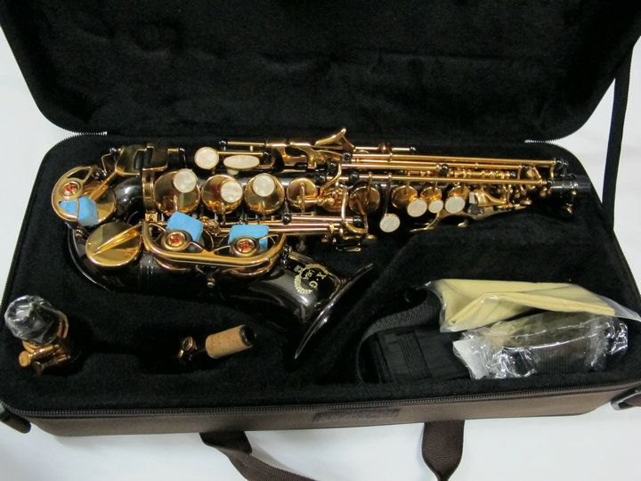 Children Saxophone Tenor Sax Black Body Small Gold Key X.G From