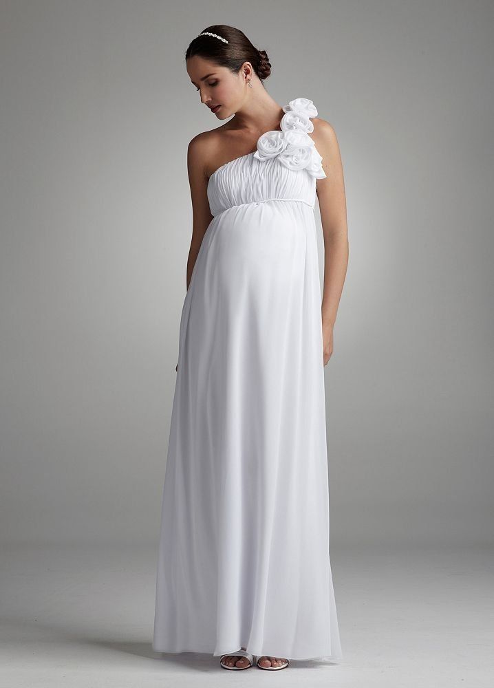 chiffon maternity gown