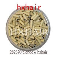 20000pcs 2.8mm Kupferrohr-Mikroringe / Verbindungs-Korne / Schwarzes D-Brown Brown L-Brown-Blondine
