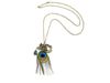 Mooie prachtige blauwe ogen pauw Lange veer ketting pauw Lange veer hanger kettingen Peacock Feather Sweater -ketting