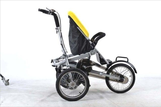 bike and baby carrier