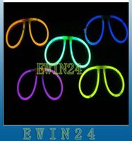 Conjuntos de Glow Stick Gafas resplandor Glow Sticks con 2 conectores Fluorescent Light Fashion fun surprise party
