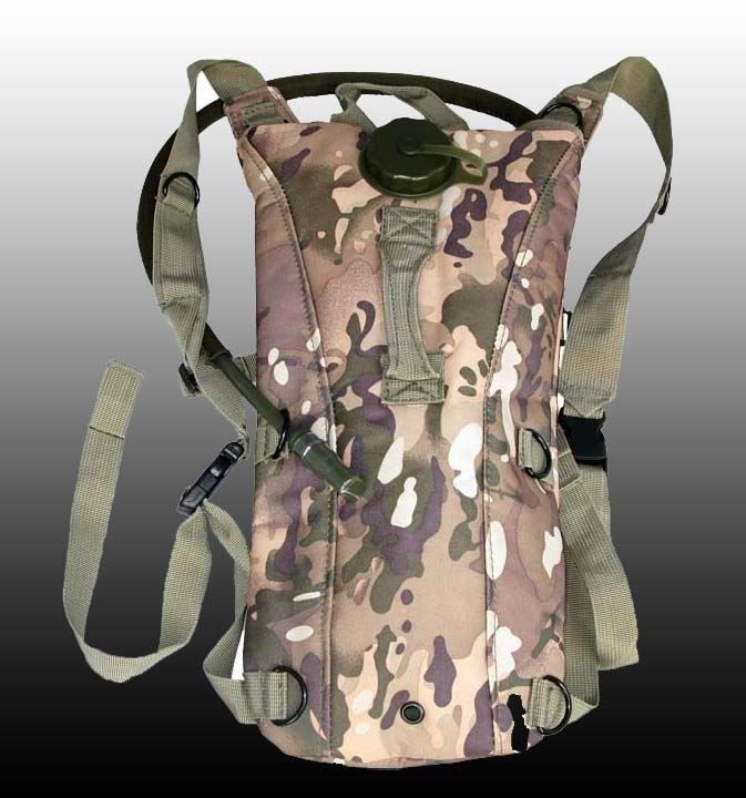 3L bolsa de agua MolleTactical hidratación mochila al aire libre acampa Camelback Nylon bolsa