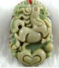 Frete Grátis -Hand-carved zodiac - horse pendant. Roxo, amuleto