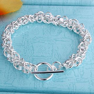 Hot New Fashion 925 Silver Jewelry Charm Bransoletka Darmowa Wysyłka 10piece / Lot
