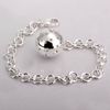 Best-selling 925 silver charm bracelet lob 8 inch long fashion jewelry free shipping 10piece/lot