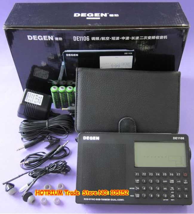 DEGEN DE1106 Digital AM FM SW Shortwave Radio Mini Futaba Car Digital ...