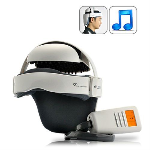 Digital Head Massager With Air Pressure, Vibration, Heat, And Soothing