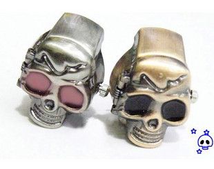 Best selling Vintage Skull Cover Finger Ring Reloj Personalidad Anillos Relojes Estiramiento Correa 30 unids / lote