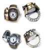 Best Selling Vintage Skull Cover Finger Ring Horloge Persoonlijkheid Ringen Horloges Stretch Strap 30pcs / lot