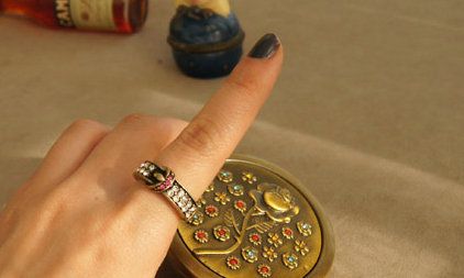 Moda Biżuteria Damskie Pierścionki Dziewczyna Pierścienie Nowe Przywracanie Starożytnych Sposób Pasek Zestaw Pierścień Ślimak