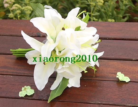 white lily bridal