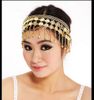 BELLY DANCE BOLLYWOOD COSTUME TRIBAL JEWELRY GOLD/SILVER HEADBAND HEADPIECE PROP Belly Dance Cions Headdress free shipping